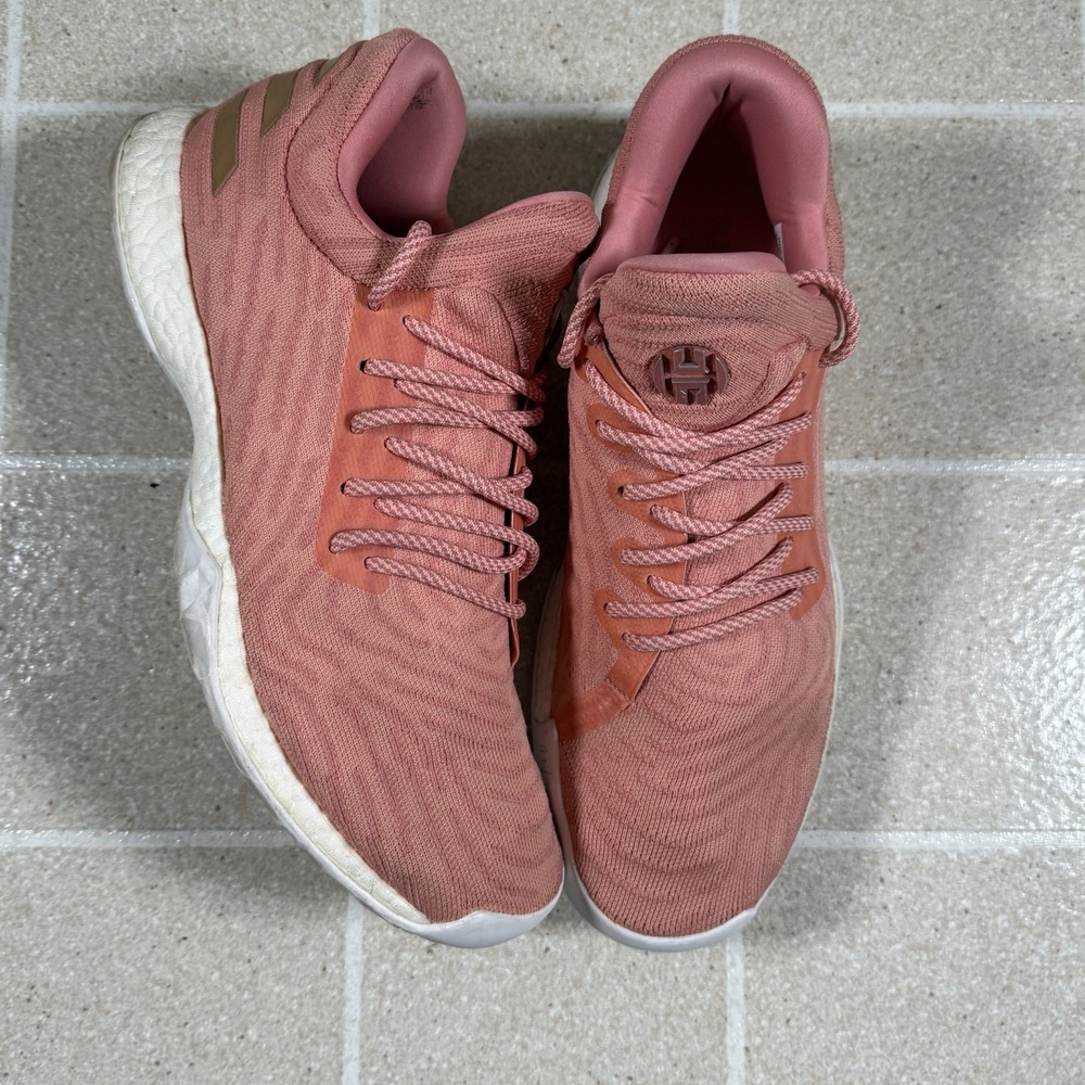 Used Adidas Harden Vol. 1 LS Primeknit Sweet Life Pink Men's Size 13